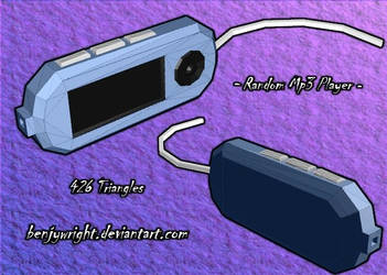 Portable Audio Player Model Sheet