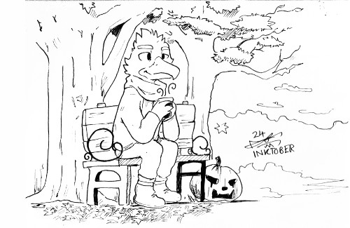 Inktober 24 - Pumpkin Spiced Latte