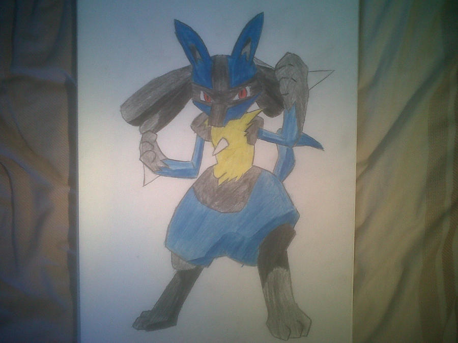 Lucario Coloured