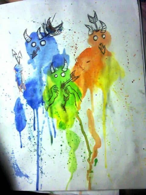 mosters ink by aprilartwork944 on DeviantArt