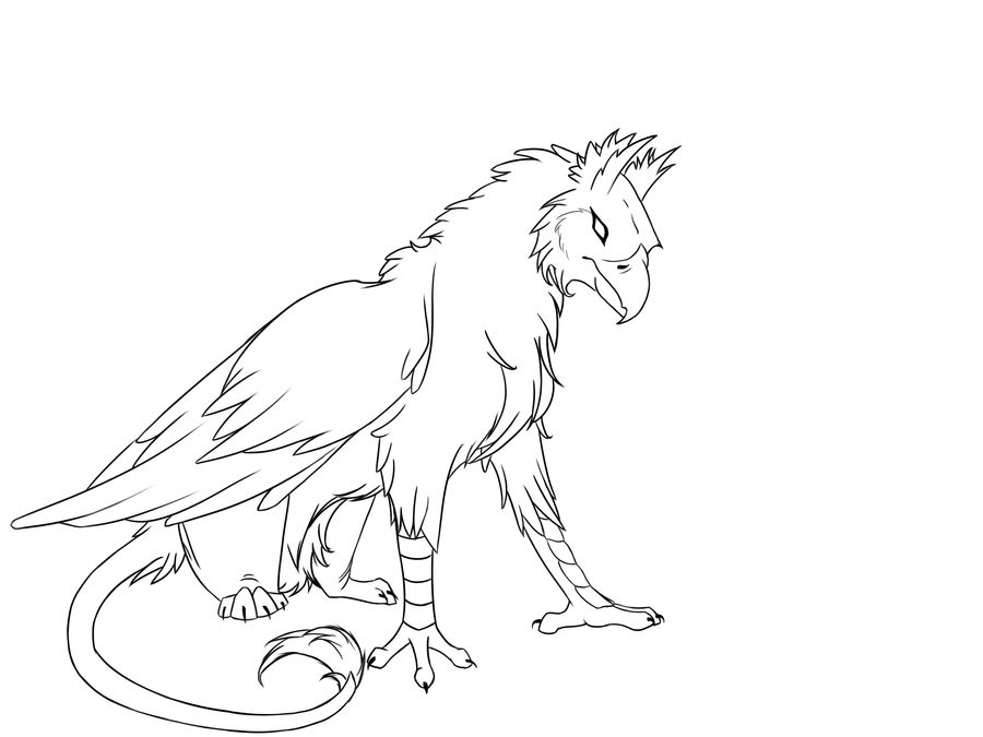 gryphon lineart