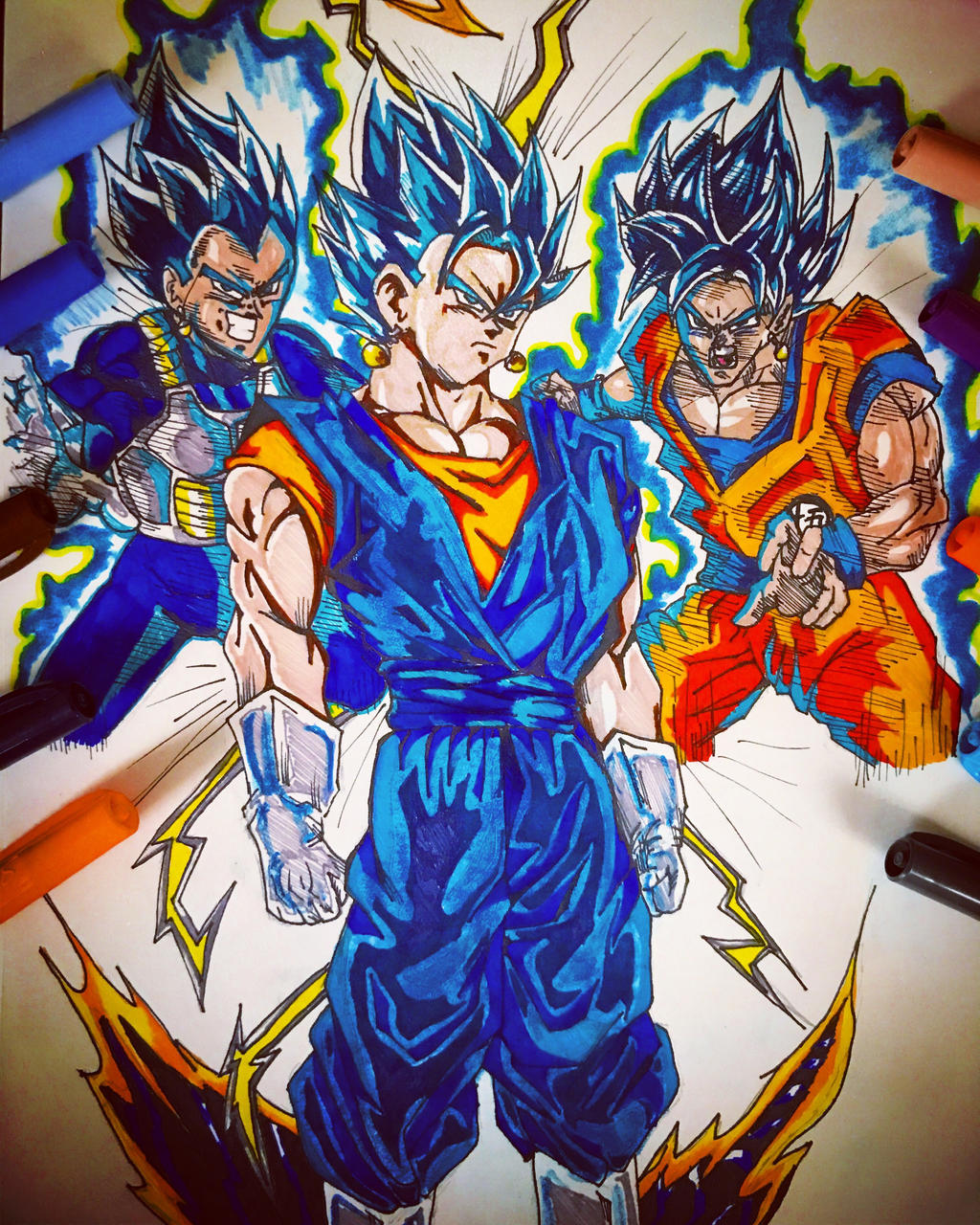 Meet Vegito blue! by Sahir333 on DeviantArt