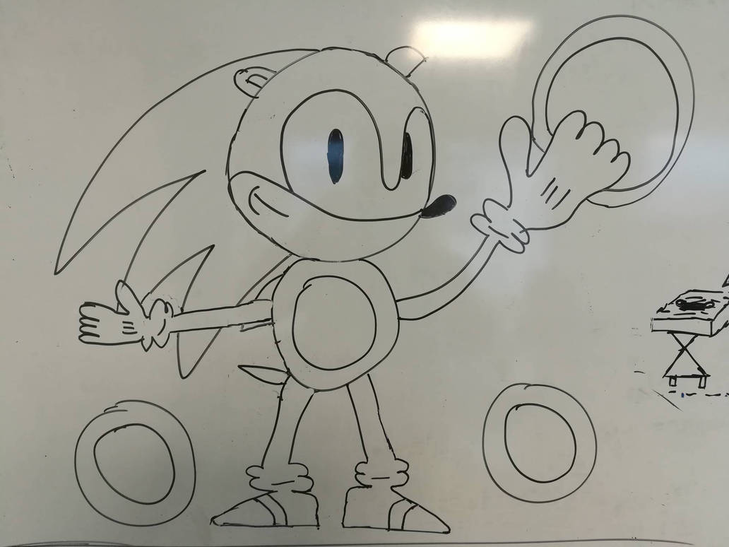 Sonic with rings by SanicAndSunshine on DeviantArt