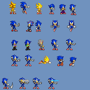 Inner sonic face sprite custom made edit by shadowXcode on DeviantArt