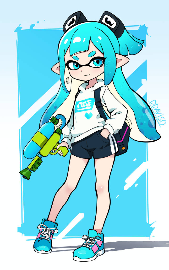 Splatoon Inkling Girl by DDaViS0 on DeviantArt