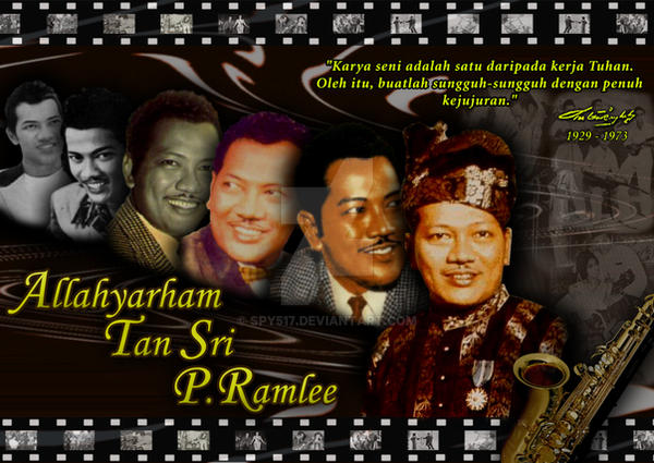 p.ramlee poster by spy517 on DeviantArt