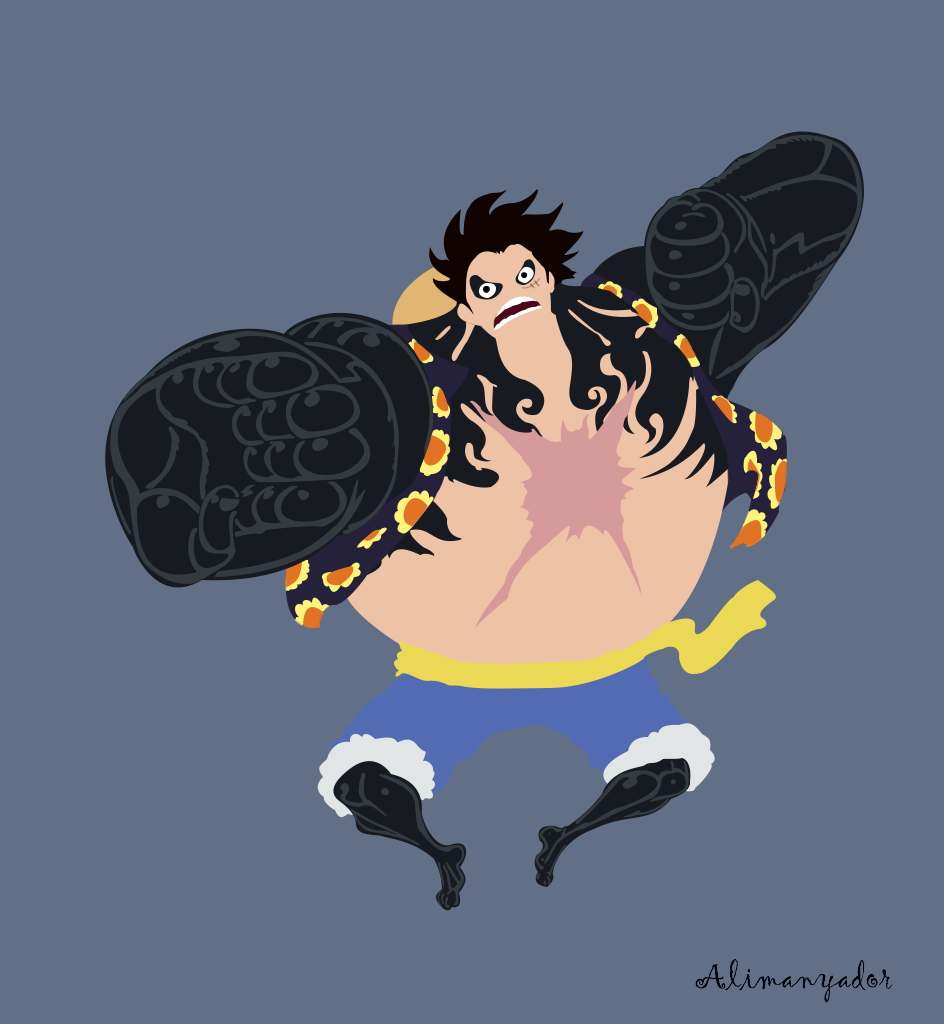 Luffy Gear 4 Minimalist By Alimanyador On Deviantart Luffy Gear 4 Minimalist By Alimanyador On Deviantart