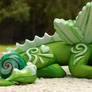 Green Dragon Polymer clay