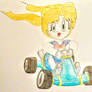 Usagi is going for a kart ride