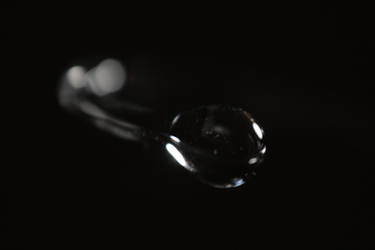 Droplet of glass