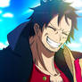 Luffy Pirate King - One Piece 1044