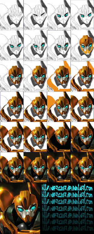 BUMBLEBEE painting process