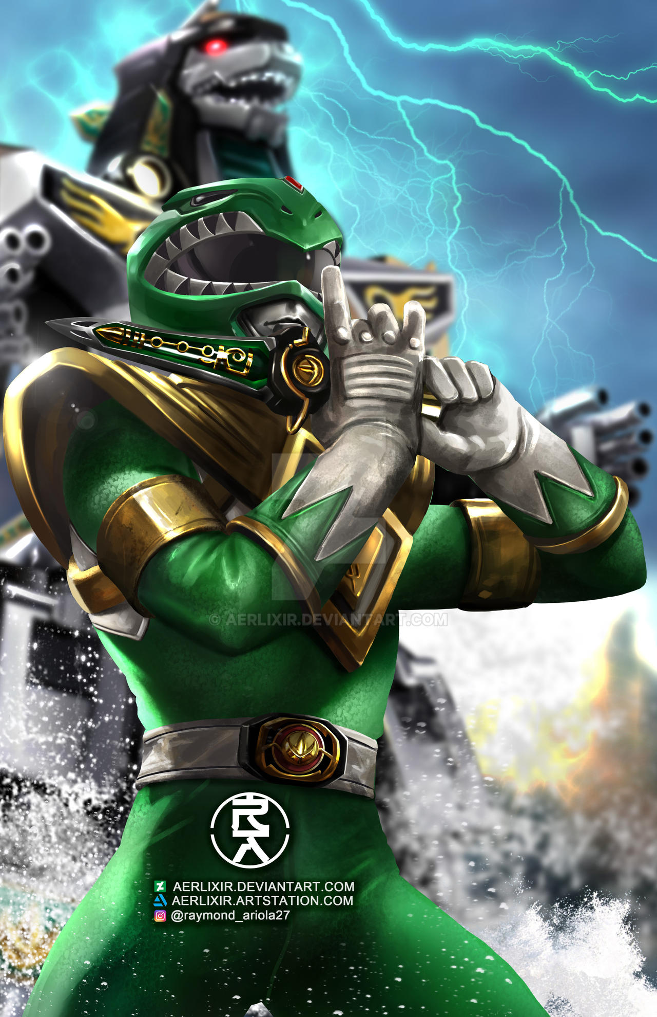 Green Ranger by aerlixir on DeviantArt