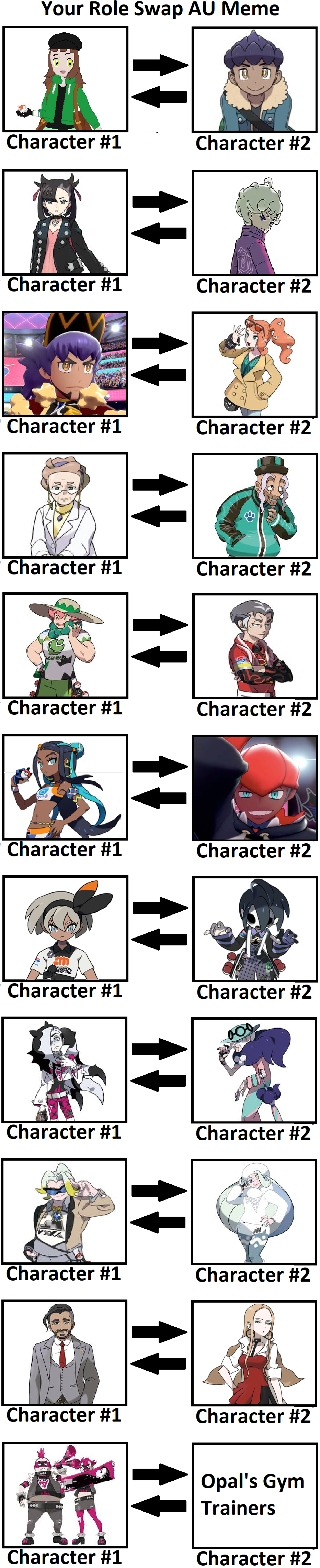Pokemon SWSH Role Swap AU by Blaze-On-Fire on DeviantArt