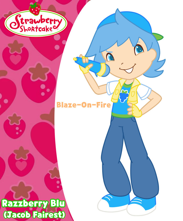 Brandon X Blue Raspberry (FNF x SS) Razzberry Blu (Boyfriend) by Blaze-On-Fire on DeviantArt