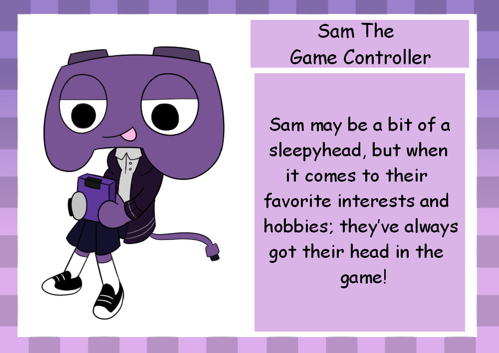 Controller Oc Dandy's World OC: Sam the Game Controller by Blaze-On-Fire on DeviantArt