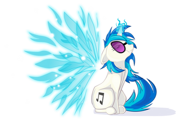 Angelic Wings Vinyl Scratch by OstiChristian