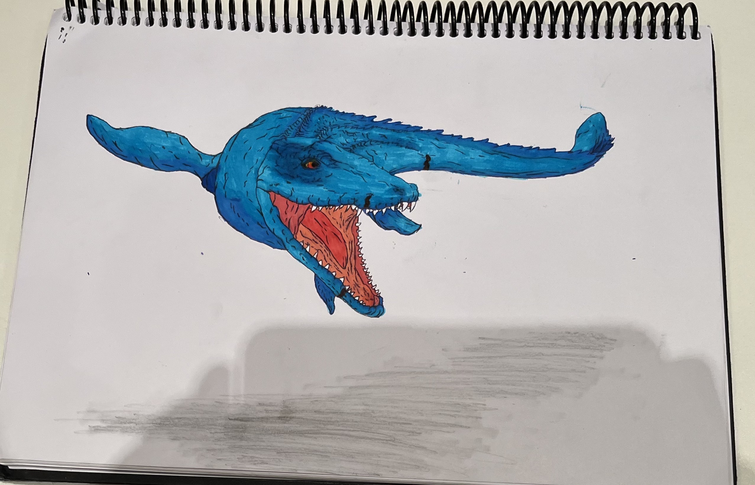 Mosasaurus by FrostyFoxxYT on DeviantArt