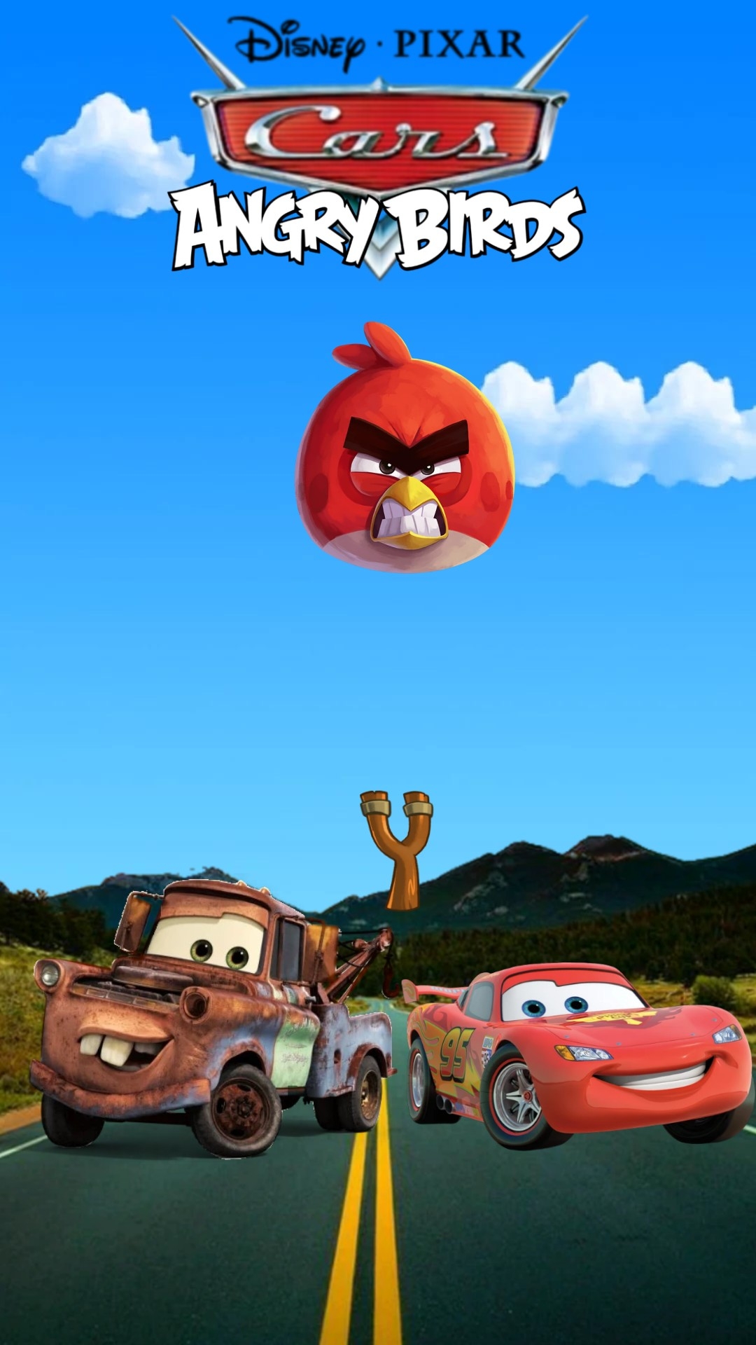 Angree Car Disney pixar angry birds cars poster by 2010Videogamer on DeviantArt