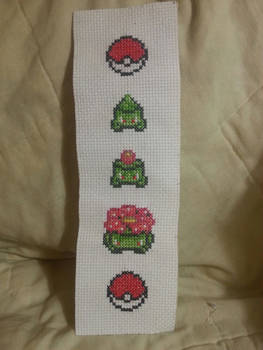 Pokemon Cross Stitch Bookmark