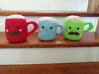 More Plush Coffee Mugs!