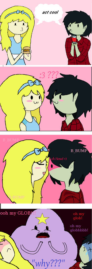 Fiona and Marshall lee's Attempt at first kiss