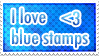 Blue Stamp by SuicidePie