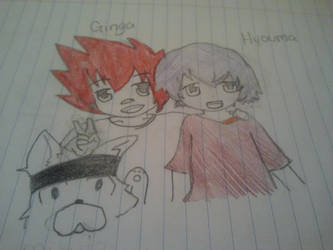 Ginga and Hyouma as kids