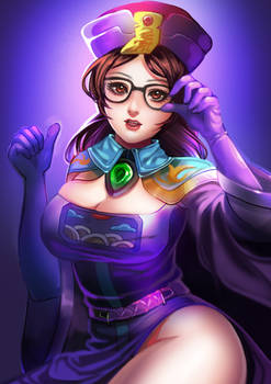[COMMISSION] MEI WITH HALLOWEEN SKIN