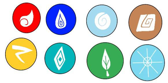 First Emblems (COA) the first elements emblems by InfernoDragoness347 on DeviantArt