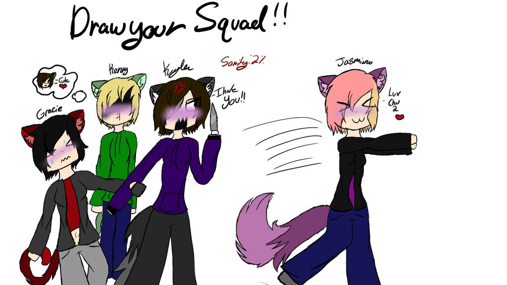 Draw your squad by CyanNinja546 on DeviantArt
