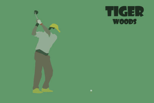 Flat Tiger Woods