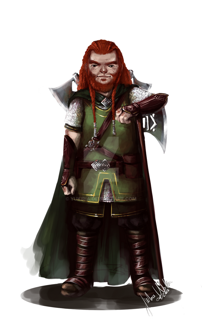 Dwarf design by Yukiria on DeviantArt