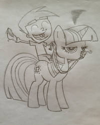 Timmy Turner and Twilight Sparkle