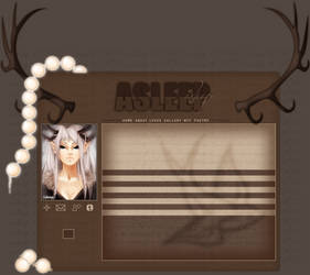 Pearls And Antlers IMVU iFrame Layout