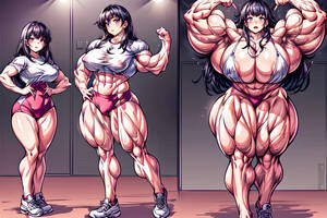 Female Muscle Growth Sequence 2