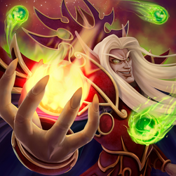 Kael'thas pyroblast by Felsouth