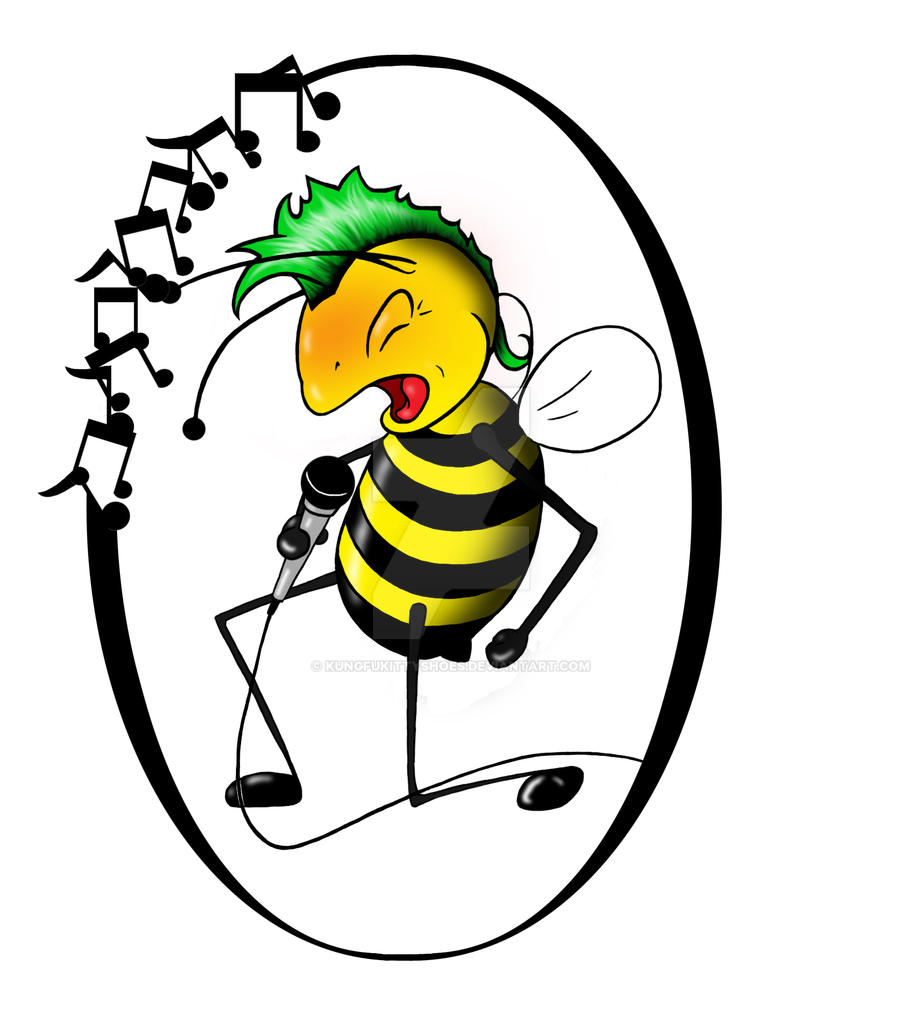 Karaoke Bee by KungFuKittyShoes on DeviantArt
