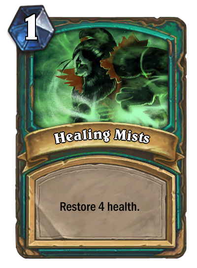 Hearthstone card concept - Healing Mists