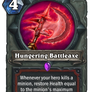 Hearthstone card concept - Hungering Battleaxe