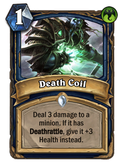 Hearthstone Card Concept - Death Coil By Snowinggnat On Deviantart