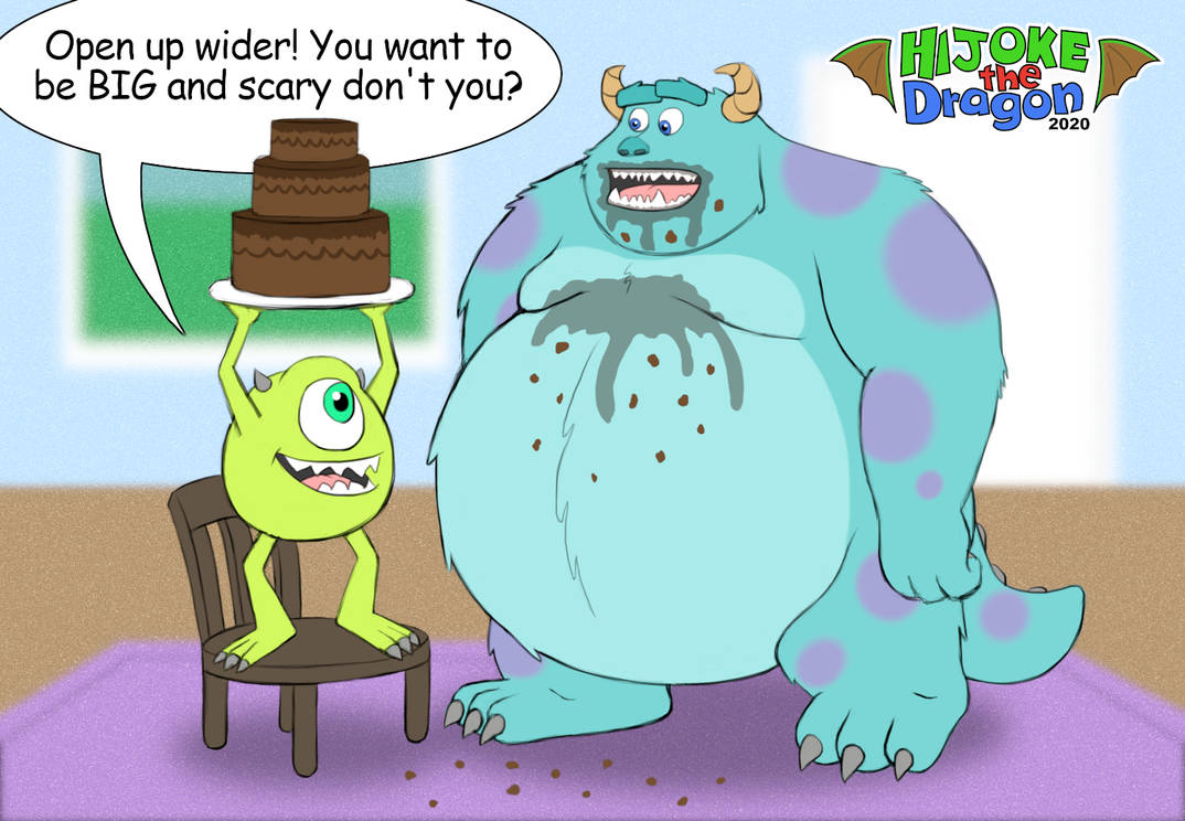 Distorted Sully Fat Sully - Redrawn 10 years later by HIJOKEtheDragon on DeviantArt