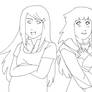 Lady Uzumaki's- Lineart