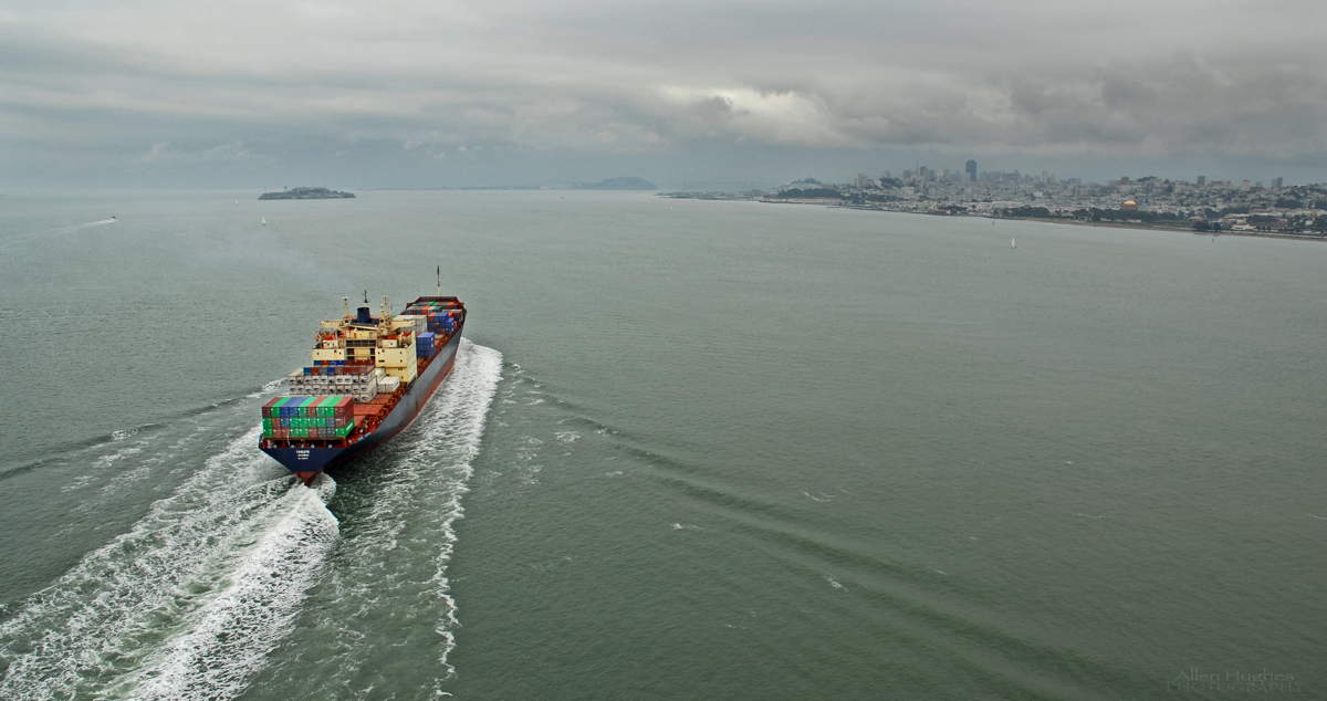 Cruising Into The Bay