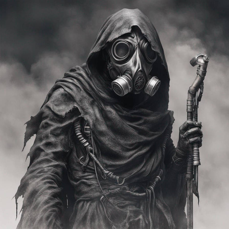 Death Wraith With Gas Mask by WickedSickArt on DeviantArt
