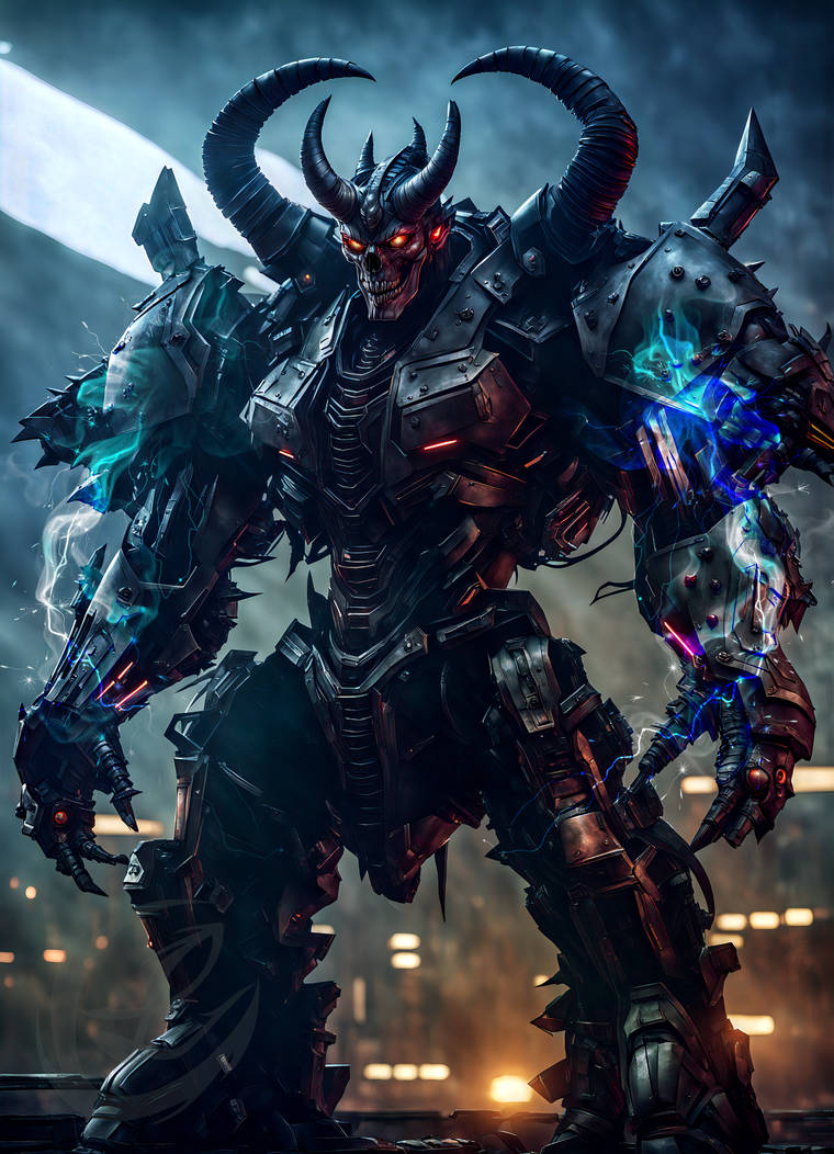 Cyber Demon by WickedSickArt on DeviantArt