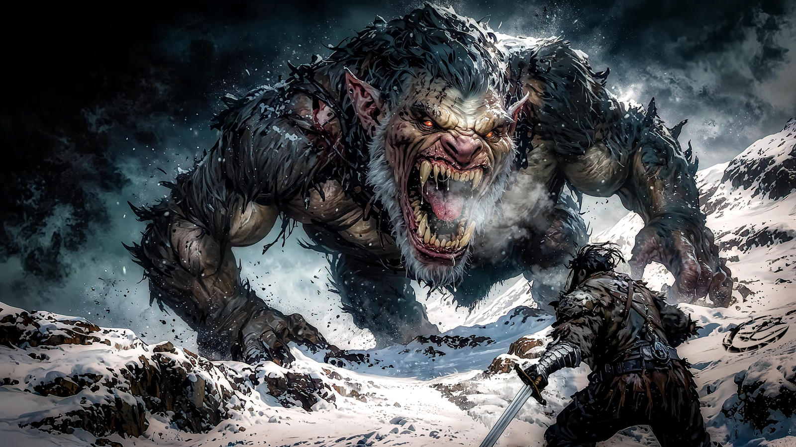 Troll Eating Rocks Man Eating Mountain Troll by WickedSickArt on DeviantArt