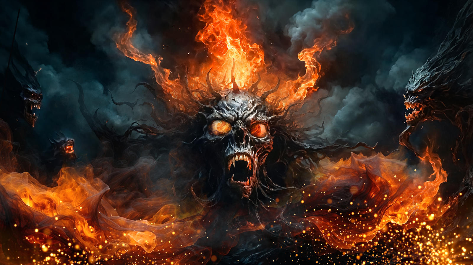 Fire Wraith by WickedSickArt on DeviantArt