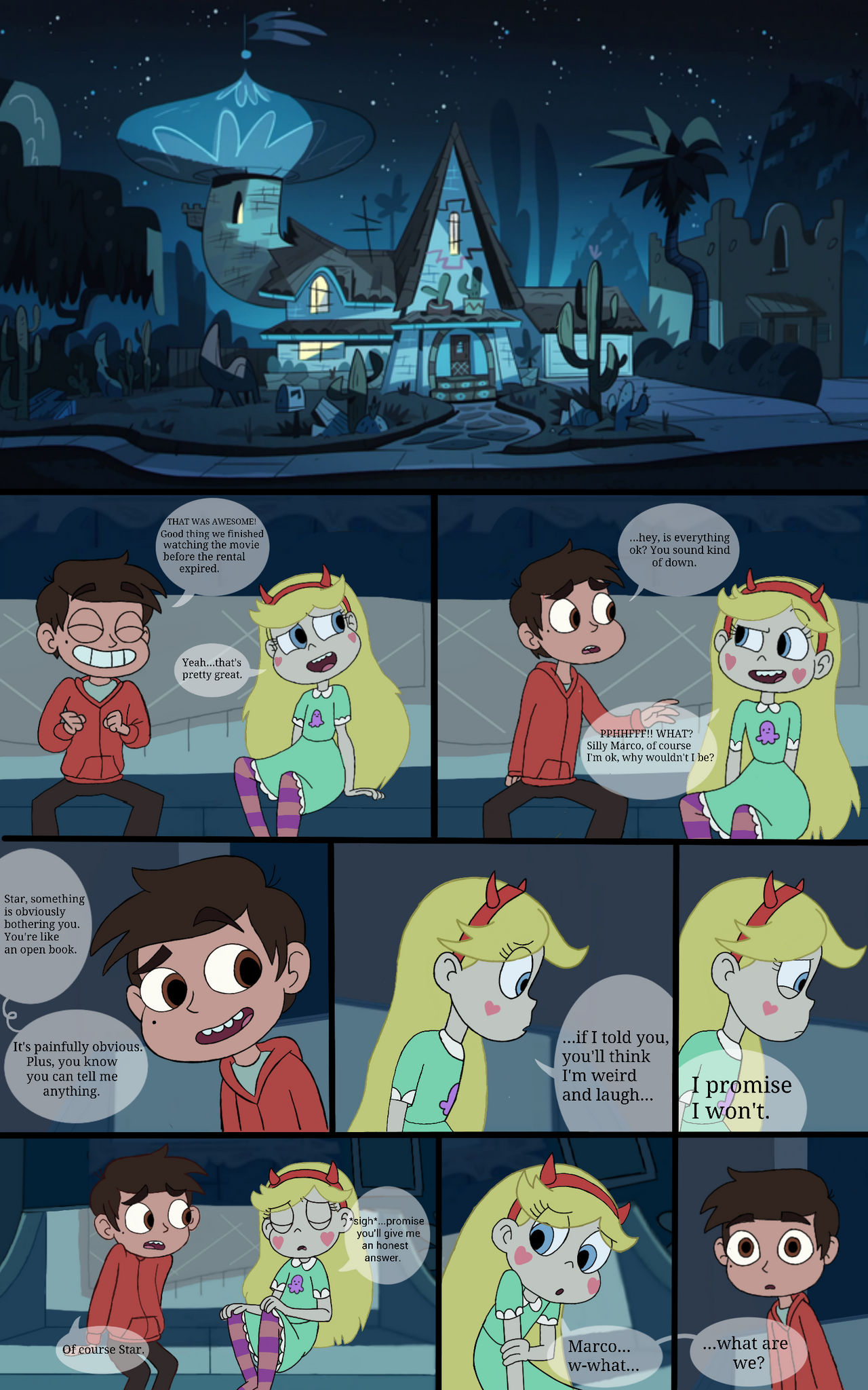 Page 1 What are we? Starco fan comic by BakaJager on DeviantArt
