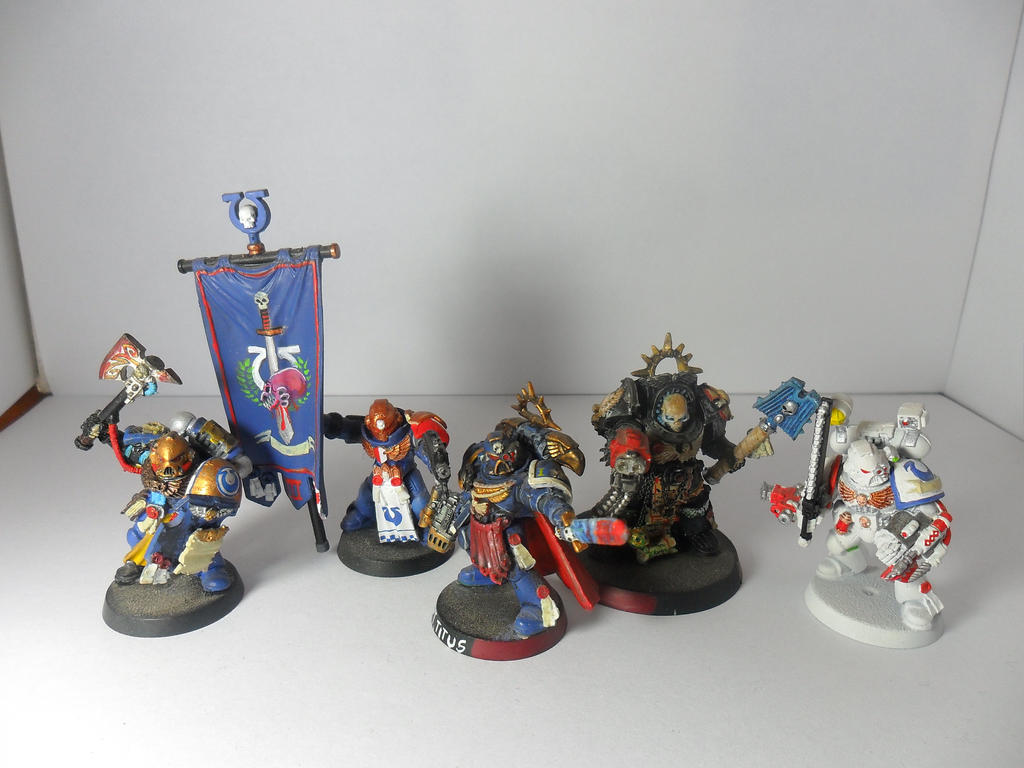 Ultramarines Command Squad by demones on DeviantArt